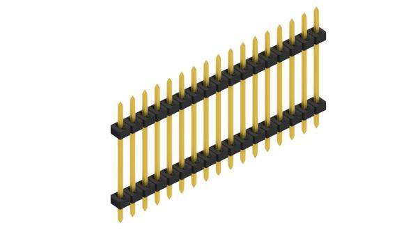 Fischer Elektronik Stiftleiste (Standard) Anzahl Reihen: 1 SLY512217G 10St.
