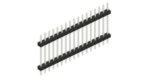 Fischer Elektronik Stiftleiste (Standard) Anzahl Reihen: 1 SLY512217Z 10St.