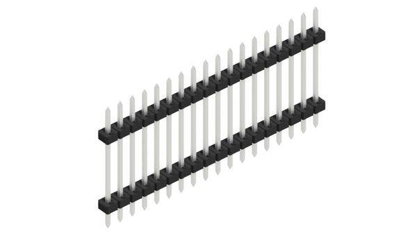 Fischer Elektronik Stiftleiste (Standard) Anzahl Reihen: 1 SLY512218Z 10St.