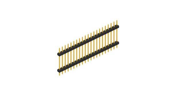 Fischer Elektronik Stiftleiste (Standard) Anzahl Reihen: 1 SLY512221G 10St.