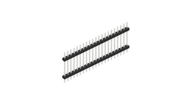 Fischer Elektronik Stiftleiste (Standard) Anzahl Reihen: 1 SLY512221Z 10St.