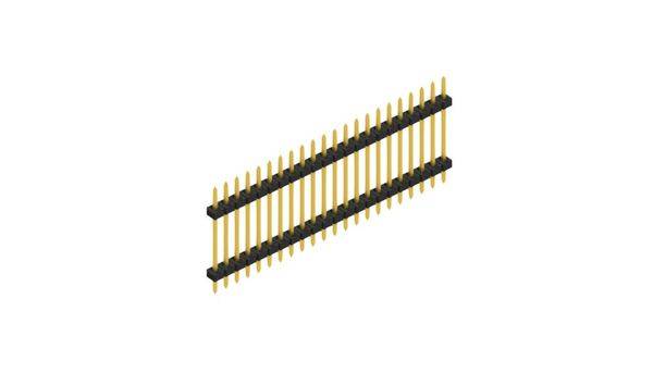 Fischer Elektronik Stiftleiste (Standard) Anzahl Reihen: 1 SLY512222G 10St.