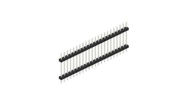 Fischer Elektronik Stiftleiste (Standard) Anzahl Reihen: 1 SLY512222Z 10St.
