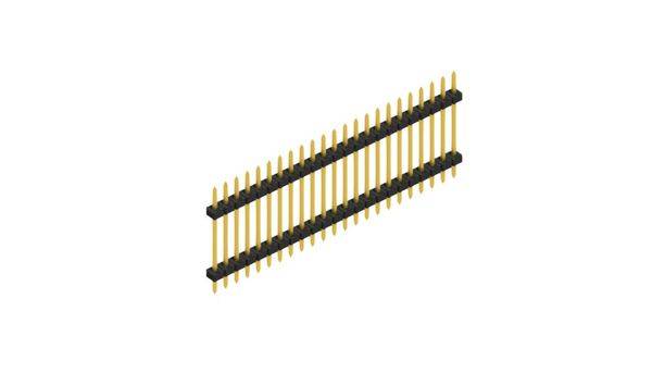 Fischer Elektronik Stiftleiste (Standard) Anzahl Reihen: 1 SLY512223G 10St.