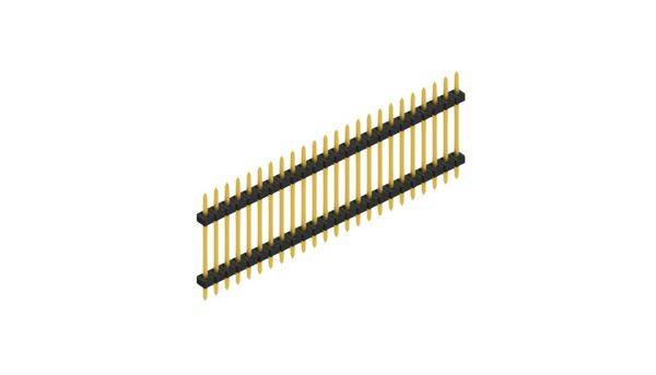 Fischer Elektronik Stiftleiste (Standard) Anzahl Reihen: 1 SLY512224G 10St.