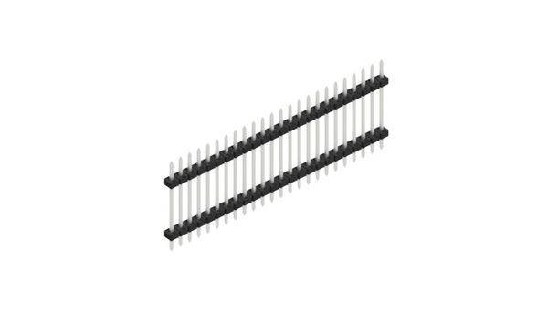 Fischer Elektronik Stiftleiste (Standard) Anzahl Reihen: 1 SLY512224Z 10St.