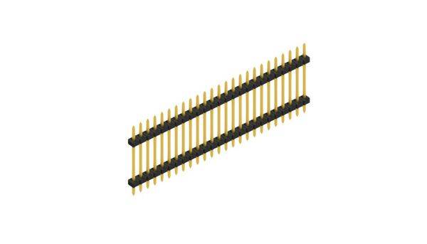 Fischer Elektronik Stiftleiste (Standard) Anzahl Reihen: 1 SLY512225G 10St.