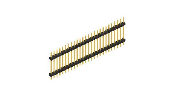 Fischer Elektronik Stiftleiste (Standard) Anzahl Reihen: 1 SLY512226G 10St.