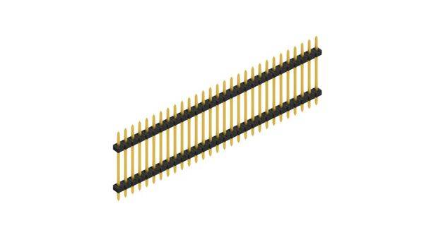 Fischer Elektronik Stiftleiste (Standard) Anzahl Reihen: 1 SLY512229G 10St.