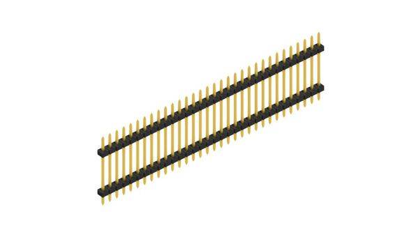 Fischer Elektronik Stiftleiste (Standard) Anzahl Reihen: 1 10130802 10St.