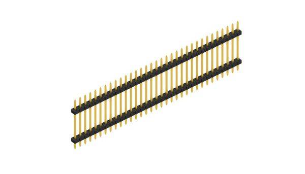 Fischer Elektronik Stiftleiste (Standard) Anzahl Reihen: 1 SLY512233G 10St.
