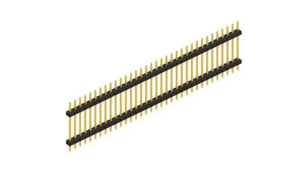 Fischer Elektronik Stiftleiste (Standard) Anzahl Reihen: 1 SLY512234G 10St.