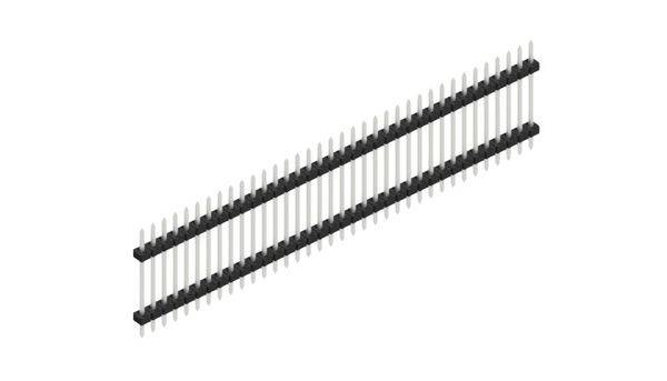 Fischer Elektronik Stiftleiste (Standard) Anzahl Reihen: 1 SLY512236Z 10St.