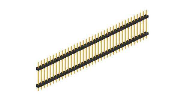 Fischer Elektronik Stiftleiste (Standard) Anzahl Reihen: 1 SLY512237G 10St.