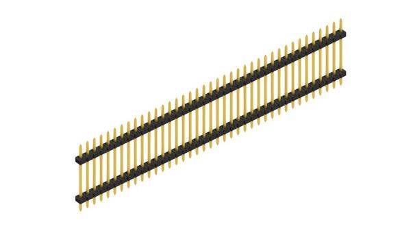 Fischer Elektronik Stiftleiste (Standard) Anzahl Reihen: 1 SLY512239G 10St.