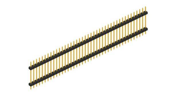 Fischer Elektronik Stiftleiste (Standard) Anzahl Reihen: 1 SLY512241G 10St.