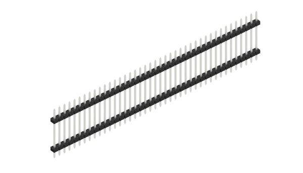 Fischer Elektronik Stiftleiste (Standard) Anzahl Reihen: 1 SLY512241Z 10St.