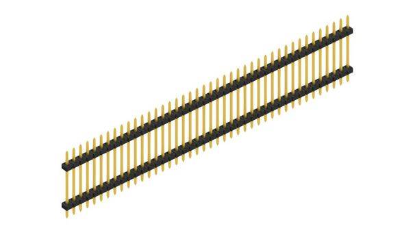 Fischer Elektronik Stiftleiste (Standard) Anzahl Reihen: 1 SLY512242G 10St.