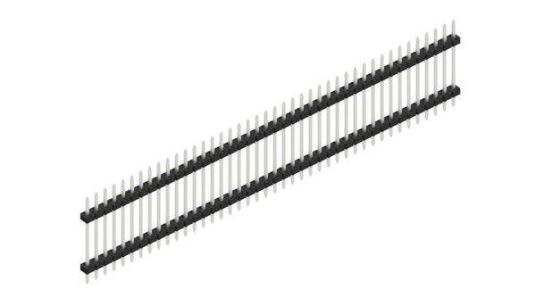 Fischer Elektronik Stiftleiste (Standard) Anzahl Reihen: 1 SLY512242Z 10St.
