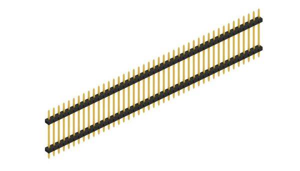 Fischer Elektronik Stiftleiste (Standard) Anzahl Reihen: 1 SLY512243G 10St.