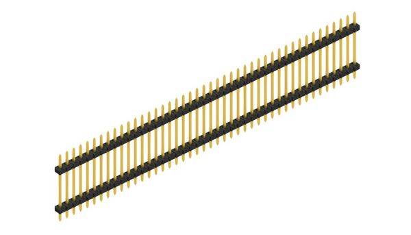 Fischer Elektronik Stiftleiste (Standard) Anzahl Reihen: 1 SLY512244G 10St.