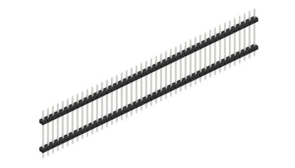 Fischer Elektronik Stiftleiste (Standard) Anzahl Reihen: 1 SLY512244Z 10St.