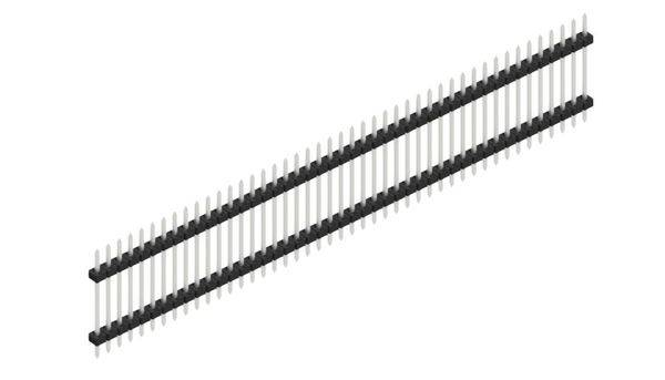 Fischer Elektronik Stiftleiste (Standard) Anzahl Reihen: 1 SLY512245Z 10St.