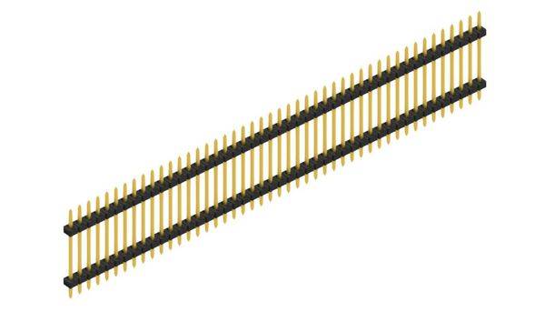 Fischer Elektronik Stiftleiste (Standard) Anzahl Reihen: 1 SLY512246G 10St.