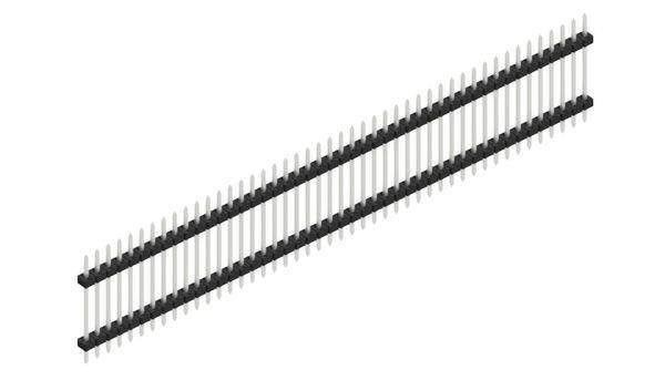 Fischer Elektronik Stiftleiste (Standard) Anzahl Reihen: 1 SLY512246Z 10St.