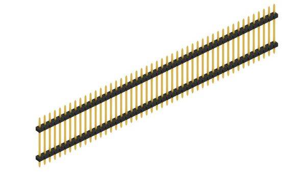 Fischer Elektronik Stiftleiste (Standard) Anzahl Reihen: 1 SLY512247G 10St.