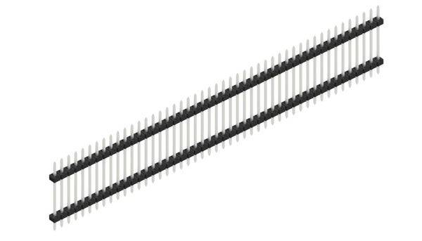 Fischer Elektronik Stiftleiste (Standard) Anzahl Reihen: 1 SLY512247Z 10St.