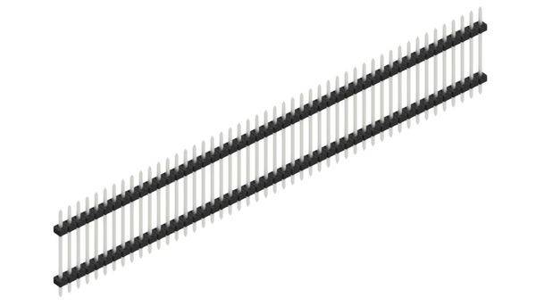 Fischer Elektronik Stiftleiste (Standard) Anzahl Reihen: 1 SLY512248Z 10St.