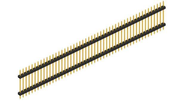 Fischer Elektronik Stiftleiste (Standard) Anzahl Reihen: 1 SLY512249G 10St.