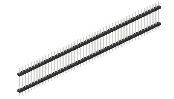 Fischer Elektronik Stiftleiste (Standard) Anzahl Reihen: 1 SLY512249Z 10St.