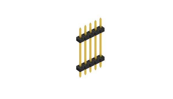 Fischer Elektronik Stiftleiste (Standard) Anzahl Reihen: 1 SLY51225G 10St.