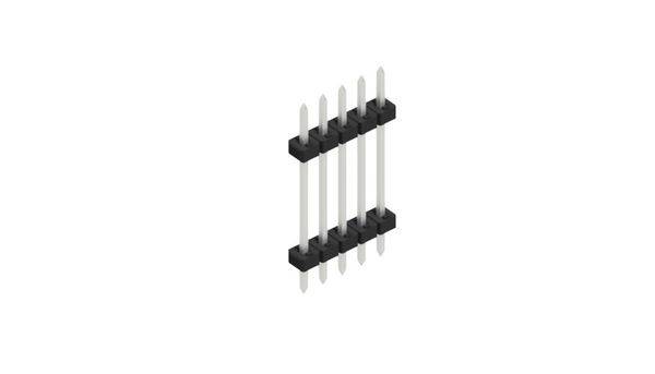 Fischer Elektronik Stiftleiste (Standard) Anzahl Reihen: 1 SLY51225Z 10St.