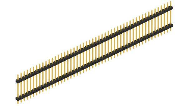 Fischer Elektronik Stiftleiste (Standard) Anzahl Reihen: 1 10062981 10St.