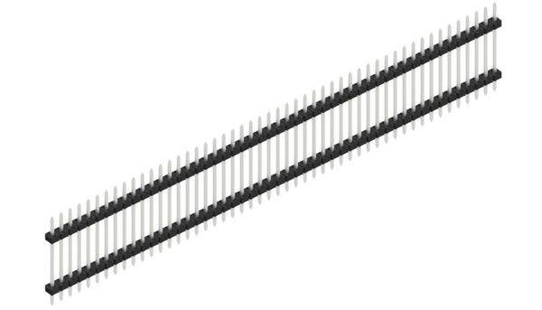 Fischer Elektronik Stiftleiste (Standard) Anzahl Reihen: 1 10062984 10St.