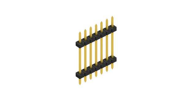 Fischer Elektronik Stiftleiste (Standard) Anzahl Reihen: 1 SLY51227G 10St.