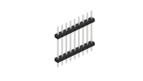 Fischer Elektronik Stiftleiste (Standard) Anzahl Reihen: 1 SLY51229Z 10St.