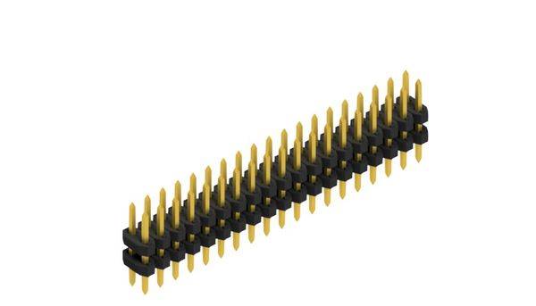 Fischer Elektronik Stiftleiste (Standard) Anzahl Reihen: 2 SLY604038G 10St.
