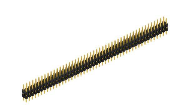 Fischer Elektronik Stiftleiste (Standard) Anzahl Reihen: 2 SLY604094G 10St.