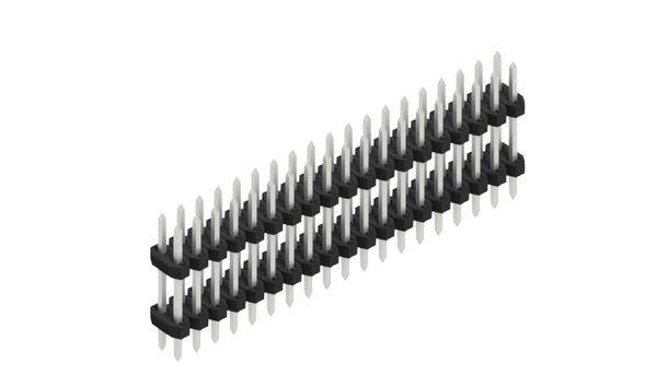 Fischer Elektronik Stiftleiste (Standard) Anzahl Reihen: 2 SLY607538Z 10St.