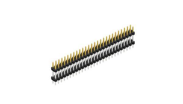 Fischer Elektronik Stiftleiste (Standard) Anzahl Reihen: 2 SLY607554S 10St.