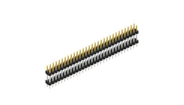 Fischer Elektronik Stiftleiste (Standard) Anzahl Reihen: 2 10132515 10St.