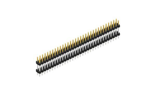 Fischer Elektronik Stiftleiste (Standard) Anzahl Reihen: 2 SLY607564S 10St.