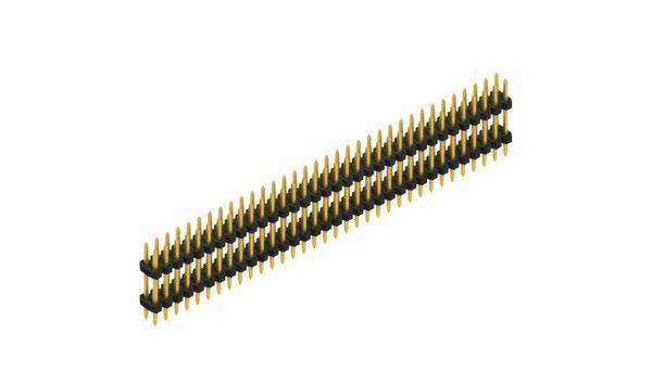 Fischer Elektronik Stiftleiste (Standard) Anzahl Reihen: 2 10063080 10St.