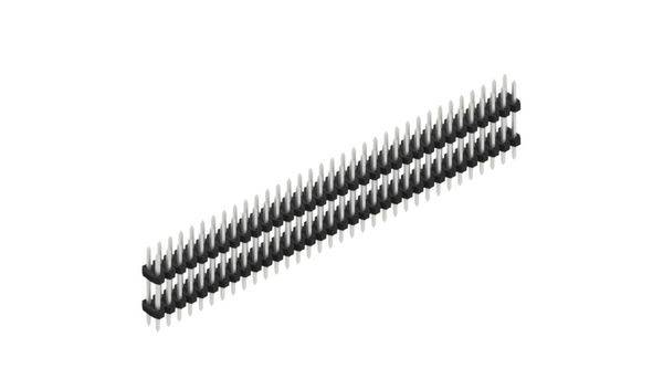 Fischer Elektronik Stiftleiste (Standard) Anzahl Reihen: 2 SLY607568Z 10St.
