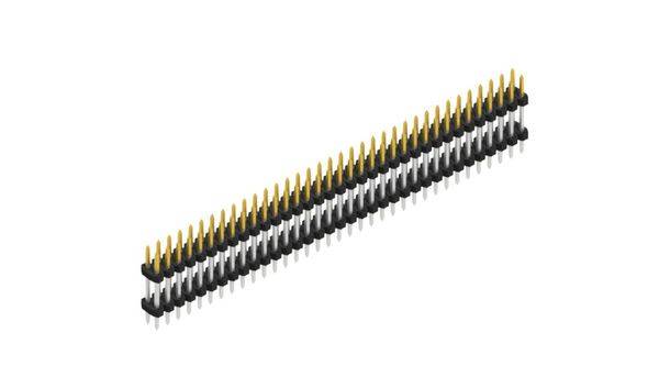 Fischer Elektronik Stiftleiste (Standard) Anzahl Reihen: 2 SLY607570S 10St.