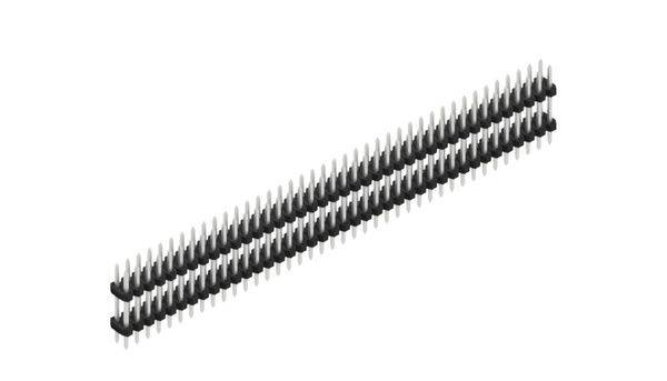 Fischer Elektronik Stiftleiste (Standard) Anzahl Reihen: 2 SLY607580Z 10St.